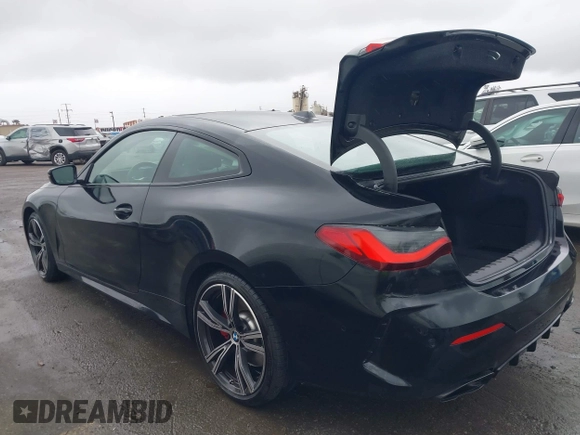 2024 BMW 4 Series M440i with VIN WBA83AP09RCN67192, listed as a IAAI auction lot 41549948 with 18,717 mi miles. Bid and sale history available at carsss.com. Image 3.