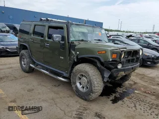 2003 Hummer H2 with VIN 5GRGN23U93H122807, listed as a Copart auction lot 54326474 with 161,945 mi miles and Salvage Title. Bid and sale history available at carsss.com. Image 4.