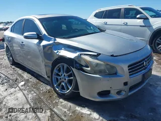 2011 Nissan Maxima SV with VIN 1N4AA5AP0BC802050, listed as a IAAI auction lot 41624684 with 192,794 mi miles and . Bid and sale history available at DreamBid. Image 1.