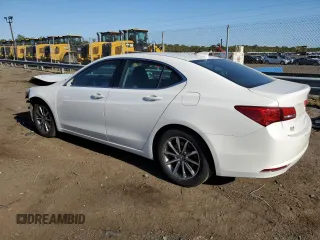 2020 Acura TLX with VIN 19UUB1F38LA015199, listed as a Copart auction lot 53743653 with 44,257 mi miles. Bid and sale history available at carsss.com. Image 2.