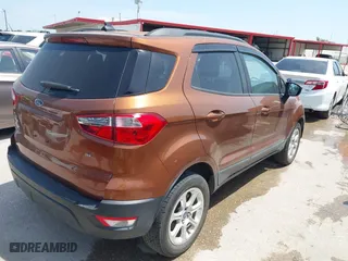 2018 Ford EcoSport SE with VIN MAJ3P1TE9JC212858, listed as a IAAI auction lot 42029732 with 98,869 mi miles. Bid and sale history available at carsss.com. Image 4.