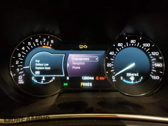 2016 Lincoln MKX Reserve with VIN 2LMTJ8LR2GBL76128, listed as a Copart auction lot 44563065 with 128,934 mi miles and Salvage Title. Bid and sale history available at carsss.com. Image 9.