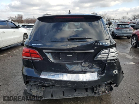 2016 Mercedes-Benz M 63 AMG with VIN 4JGDA7EBXGA701808, listed as a Copart auction lot 83039554 with 90,116 mi miles and Salvage Title. Bid and sale history available at carsss.com. Image 6.