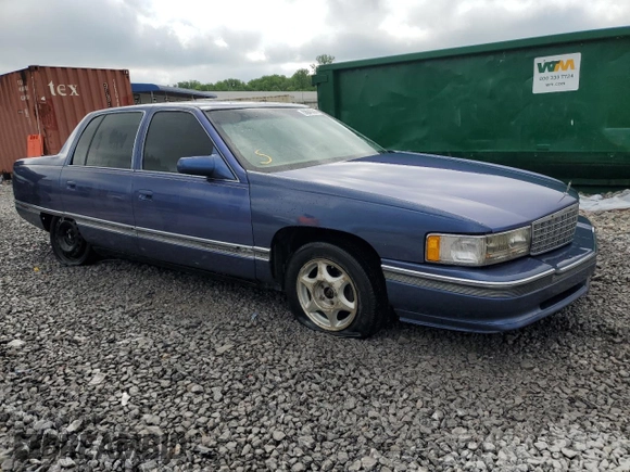 1995 Cadillac DeVille z VIN 1G6KD52B3SU243924, wystawiony jako Copart lot #56945395 z przebiegiem 72 878 mil mil oraz Szkoda całkowita • Salvage title. Historia ofert i sprzedaży dostępna na DreamBid. Obrazek 4.
