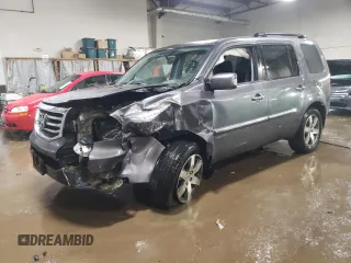 2015 Honda Pilot Touring with VIN 5FNYF4H97FB063909, listed as a Copart auction lot 51971865 with 81,609 mi miles and Salvage Title. Bid and sale history available at carsss.com. Image 1.