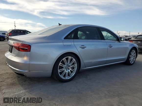 2016 Audi A8 3.0T with VIN WAU34AFD6GN010219, listed as a Copart auction lot 46429335 with 99,160 mi miles and Clean title. Bid and sale history available at DreamBid. Image 3.