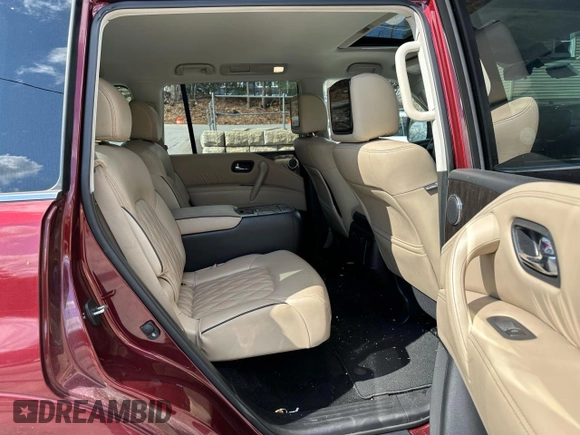 2023 Nissan Armada Platinum with VIN JN8AY2DB2P9835192, listed as a Copart auction lot 50734435 with 36,838 mi miles and Clean Title. Bid and sale history available at carsss.com. Image 7.