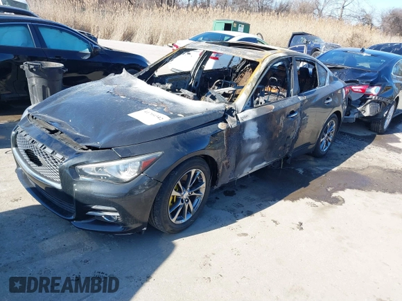 2017 Infiniti Q50 Premium z VIN JN1EV7AP7HM740731, wystawiony jako IAAI lot #41704342 z przebiegiem Nie podano mil oraz . Historia ofert i sprzedaży dostępna na DreamBid. Obrazek 2.