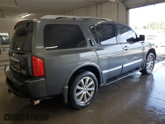 2008 Infiniti QX56 z VIN 5N3AA08C58N912480, wystawiony jako Copart lot #58962025 z przebiegiem 325 726 mil mil oraz Szkoda całkowita • Salvage title. Historia ofert i sprzedaży dostępna na DreamBid. Obrazek 3.