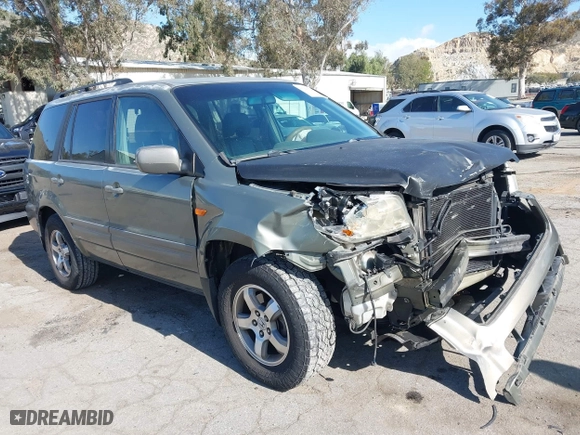 2007 Honda Pilot EX-L with VIN 5FNYF28727B041336, listed as a IAAI auction lot 41926326 with 102,927 mi miles. Bid and sale history available at carsss.com. Image 1.