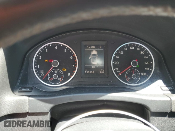 2013 Volkswagen Tiguan SE с VIN WVGBV3AX4DW596834, выставлен на аукционе Copart как лот 61399695 с пробегом 139 398 миль миль и Чистый • Clean title. История ставок и продаж доступна на DreamBid. Изображение 9.