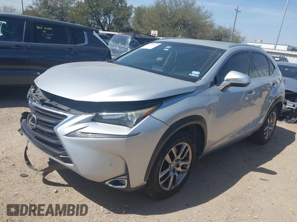 2016 Lexus NX 200t with VIN JTJYARBZ6G2035055, listed as a IAAI auction lot 41791657 with 162,532 mi miles. Bid and sale history available at carsss.com. Image 2.