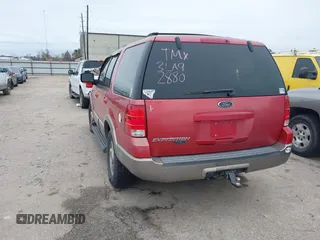 2003 Ford Expedition Eddie Bauer with VIN 1FMFU17L43LA92880, listed as a IAAI auction lot 41616760 with 216,714 mi miles. Bid and sale history available at carsss.com. Image 3.