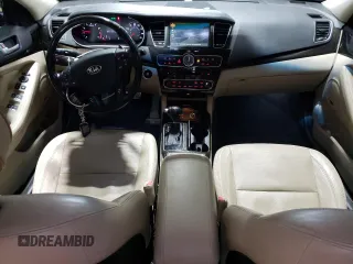 2015 Kia Cadenza Premium with VIN KNALN4D76F5193650, listed as a Copart auction lot 47178575 with 106,775 mi miles and Salvage Title. Bid and sale history available at carsss.com. Image 8.