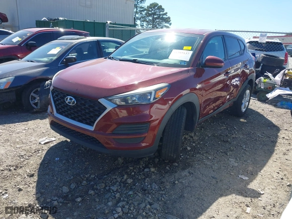 2019 Hyundai Tucson SE with VIN KM8J23A45KU931585, listed as a IAAI auction lot 41797137 with 101,559 mi miles. Bid and sale history available at carsss.com. Image 17.