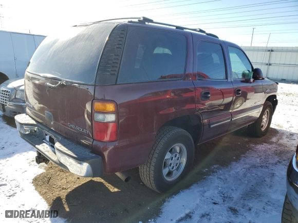 2000 Chevrolet New Tahoe LT with VIN 1GNEK13T6YJ152406, listed as a Copart auction lot 88298715 with 171,311 mi miles and Salvage Title. Bid and sale history available at carsss.com. Image 3.