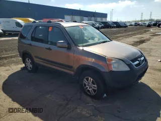 2002 Honda CR-V EX with VIN JHLRD78842C074945, listed as a Copart auction lot 54952475 with 148,929 mi miles and Clean Title. Bid and sale history available at carsss.com. Image 4.