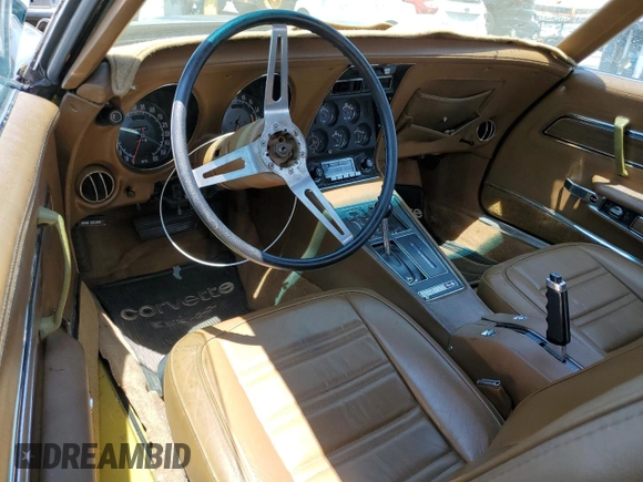 1972 Chevrolet Corvette with VIN 1Z67K2S526847, listed as a Copart auction lot 56734643 with 16,981 mi miles and Salvage title. Bid and sale history available at DreamBid. Image 8.