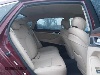 2015 Hyundai Genesis 3.8L with VIN KMHGN4JE5FU028777, listed as a IAAI auction lot 41222805 with 58,104 mi miles. Bid and sale history available at carsss.com. Image 8.