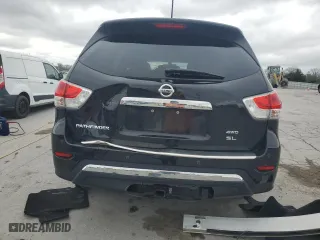 2015 Nissan Pathfinder SL with VIN 5N1AR2MM9FC656381, listed as a Copart auction lot 51637705 with 112,070 mi miles and Salvage Title. Bid and sale history available at carsss.com. Image 6.