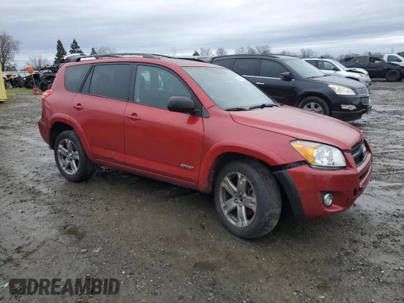 2012 Toyota RAV4 Sport with VIN 2T3WK4DV2CW017111, listed as a Copart auction lot 43661105 with 89,536 mi miles and Salvage Title. Bid and sale history available at carsss.com. Image 4.