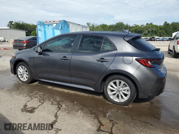 2025 Toyota Corolla Hatchback SE with VIN JTND4MBE2S3234305, listed as a Copart auction lot 62898824 with 98 mi miles and Non Repairable. Bid and sale history available at carsss.com. Image 2.