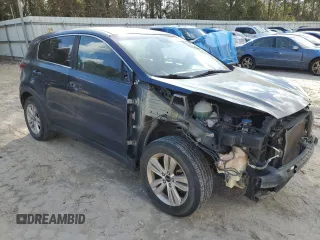 2017 Kia Sportage LX with VIN KNDPM3AC1H7166981, listed as a Copart auction lot 44185085 with 201,734 mi miles and Salvage Title. Bid and sale history available at DreamBid. Image 4.