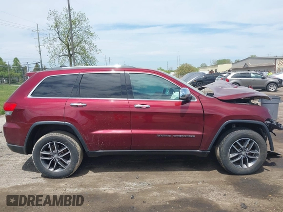 2018 Jeep Grand Cherokee Limited with VIN 1C4RJFBG7JC199758, listed as a IAAI auction lot 42241394 with 108,141 mi miles and . Bid and sale history available at DreamBid. Image 14.