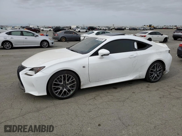 2017 Lexus RC 200t z VIN JTHHA5BC7H5005925, wystawiony jako Copart lot #54428735 z przebiegiem 62 366 mil mil oraz Szkoda całkowita • Salvage title. Historia ofert i sprzedaży dostępna na DreamBid. Obrazek 1.