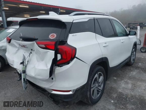 2021 GMC Terrain SLT with VIN 3GKALPEV9ML335473, listed as a IAAI auction lot 41065354 with 44,286 mi miles and . Bid and sale history available at DreamBid. Image 4.