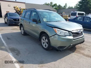 2015 Subaru Forester 2.5i with VIN JF2SJABC2FH508209, listed as a IAAI auction lot 42795593 with 210,479 mi miles and . Bid and sale history available at DreamBid. Image 1.