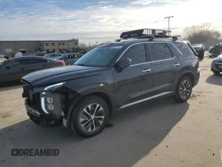 2020 Hyundai Palisade SEL with VIN KM8R24HE3LU057763, listed as a Copart auction lot 88737755 with 106,729 mi miles and Salvage title. Bid and sale history available at DreamBid. Image 1.