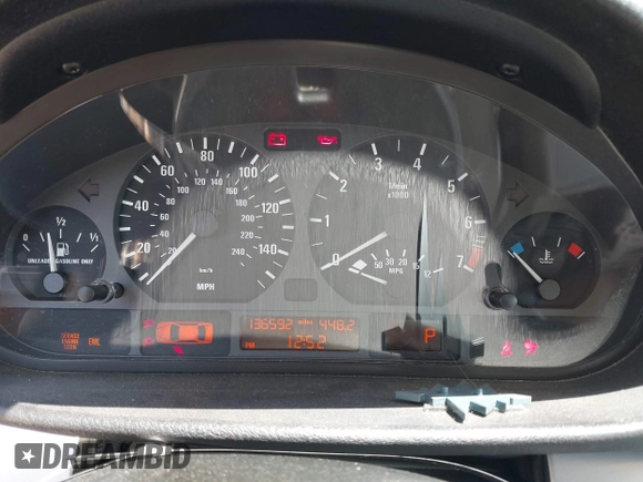 2004 BMW 3 Series 325i with VIN WBAAZ33484KP87894, listed as a IAAI auction lot 42131433 with 136,592 mi miles and . Bid and sale history available at carsss.com. Image 7.