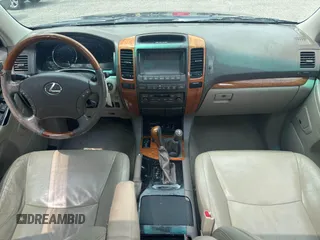 2005 Lexus GX 470 z VIN JTJBT20X550072373, wystawiony jako IAAI lot #42495387 z przebiegiem 221 554 mil mil oraz . Historia ofert i sprzedaży dostępna na DreamBid. Obrazek 6.