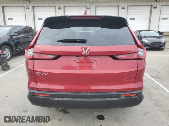 2025 Honda CR-V EX-L with VIN 7FARS4H72SE012296, listed as a Copart auction lot 50928565 with 5,044 mi miles and Salvage Title. Bid and sale history available at DreamBid. Image 6.