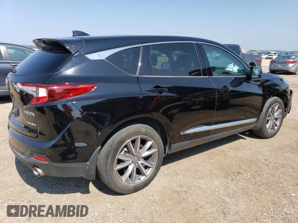 2021 Acura RDX w/Technology Package with VIN 5J8TC2H57ML001037, listed as a Copart auction lot 61814214 with 48,378 mi miles and Salvage Title. Bid and sale history available at carsss.com. Image 3.