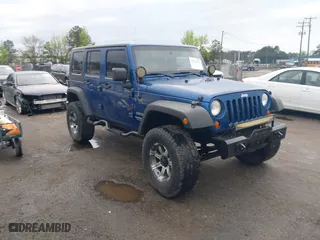 2010 Jeep Wrangler Unlimited Sport with VIN 1J4BA3H11AL144560, listed as a IAAI auction lot 42013032 with 226,233 mi miles. Bid and sale history available at carsss.com. Image 1.