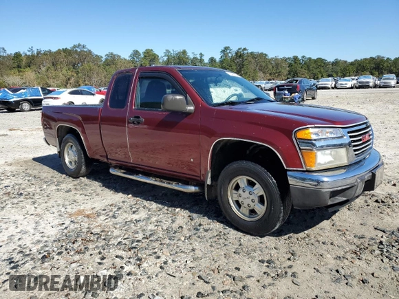 2007 GMC Canyon SLE1 with VIN 1GTCS199478195773, listed as a Copart auction lot 76402134 with 255,252 mi miles and Salvage Title. Bid and sale history available at carsss.com. Image 4.