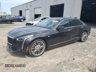 2020 Cadillac CT6 Premium Luxury with VIN 1G6KE5RS7LU104514, listed as a Copart auction lot 61239615 with 75,896 mi miles and Salvage title. Bid and sale history available at DreamBid. Image 1.