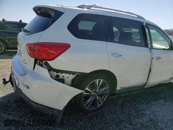 2017 Nissan Pathfinder SL with VIN 5N1DR2MM6HC633480, listed as a Copart auction lot 46494235 with 82,518 mi miles and Salvage Title. Bid and sale history available at carsss.com. Image 14.