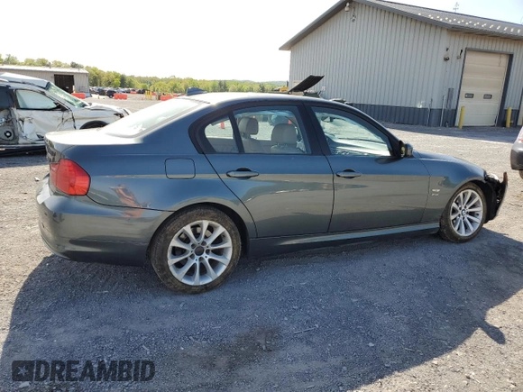 2011 BMW 3 Series 328i xDrive with VIN WBAPK5C56BA657263, listed as a Copart auction lot 55176965 with Not Provided miles and Salvage Title. Bid and sale history available at DreamBid. Image 3.