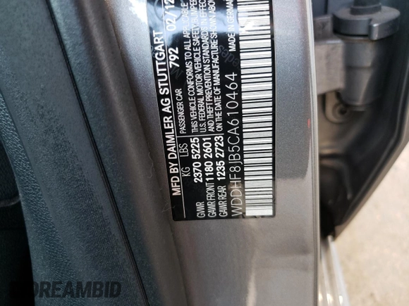 2012 Mercedes-Benz E 350 Luxury with VIN WDDHF8JB5CA610464, listed as a Copart auction lot 66483845 with 127,245 mi miles and Clean title. Bid and sale history available at DreamBid. Image 12.