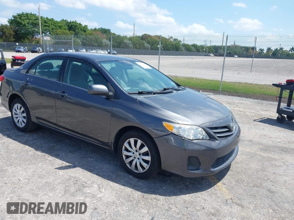 2013 Toyota Corolla L with VIN 2T1BU4EE7DC049698, listed as a IAAI auction lot 41978393 with 48,901 mi miles. Bid and sale history available at carsss.com. Image 1.