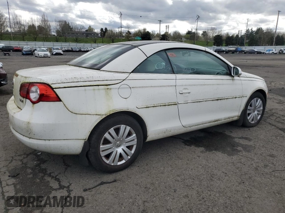 2008 Volkswagen Eos Turbo with VIN WVWBA71F88V001428, listed as a Copart auction lot 50456105 with 144,807 mi miles and Clean title. Bid and sale history available at DreamBid. Image 3.