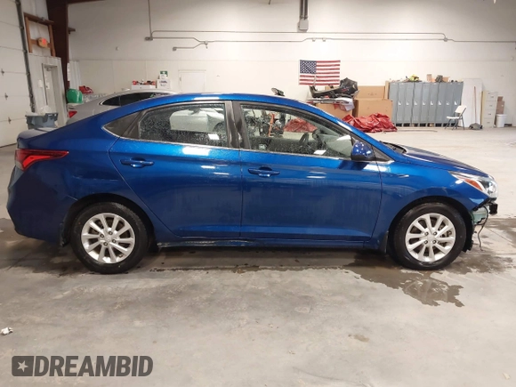 2019 Hyundai Accent SE with VIN 3KPC24A31KE080216, listed as a IAAI auction lot 40828159 with 53,496 mi miles. Bid and sale history available at carsss.com. Image 14.