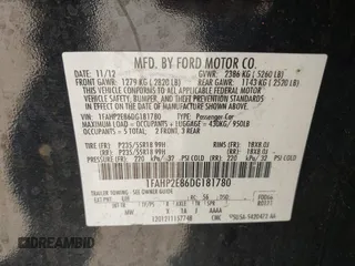 2013 Ford Taurus SEL z VIN 1FAHP2E86DG181780, wystawiony jako IAAI lot #41874666 z przebiegiem 133 175 mil mil oraz . Historia ofert i sprzedaży dostępna na DreamBid. Obrazek 9.