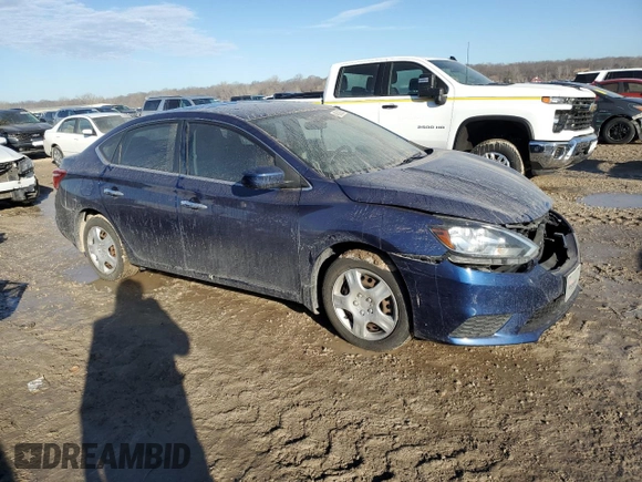 2017 Nissan Sentra S with VIN 3N1AB7AP6HY333360, listed as a Copart auction lot 46639385 with 106,575 mi miles and Salvage Title. Bid and sale history available at DreamBid. Image 4.
