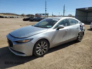 2021 Mazda 3 Select with VIN 3MZBPBBM2MM207747, listed as a Copart auction lot 46885255 with 24,969 mi miles and Salvage Title. Bid and sale history available at DreamBid. Image 1.