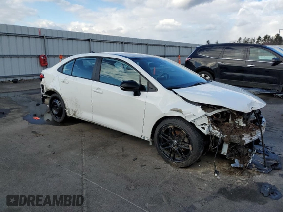 2021 Toyota Corolla SE with VIN 5YFM4MCE3MP091250, listed as a Copart auction lot 84141924 with 45,560 mi miles and Salvage Title. Bid and sale history available at carsss.com. Image 4.