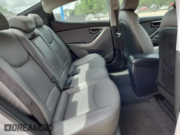 2012 Hyundai Elantra Limited with VIN KMHDH4AE7CU448322, listed as a Copart auction lot 62540055 with 122,623 mi miles and Salvage title. Bid and sale history available at DreamBid. Image 10.